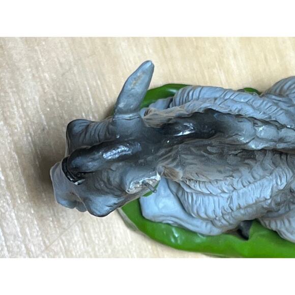 9 Vintage Paper Mache Nativity Scene Figurines. Holy Family. Animals. Angels. - Picture 10 of 11